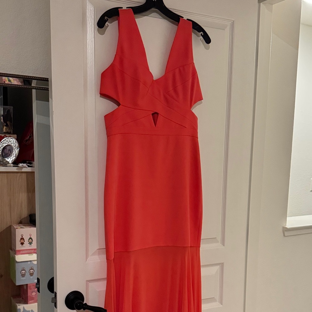 BCBGMaxAzria Coral High Low Dress